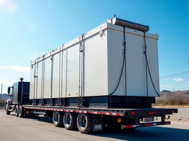 Large industrial generator transport